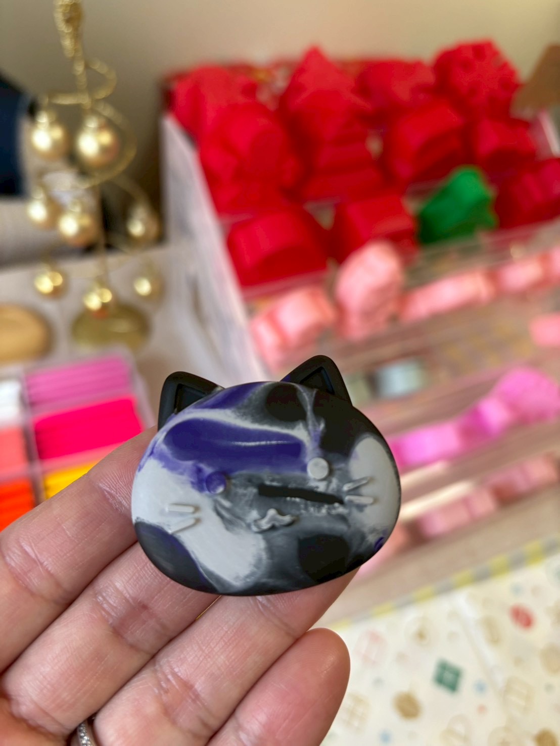 思い通りに作れた猫のクレヨンだよ