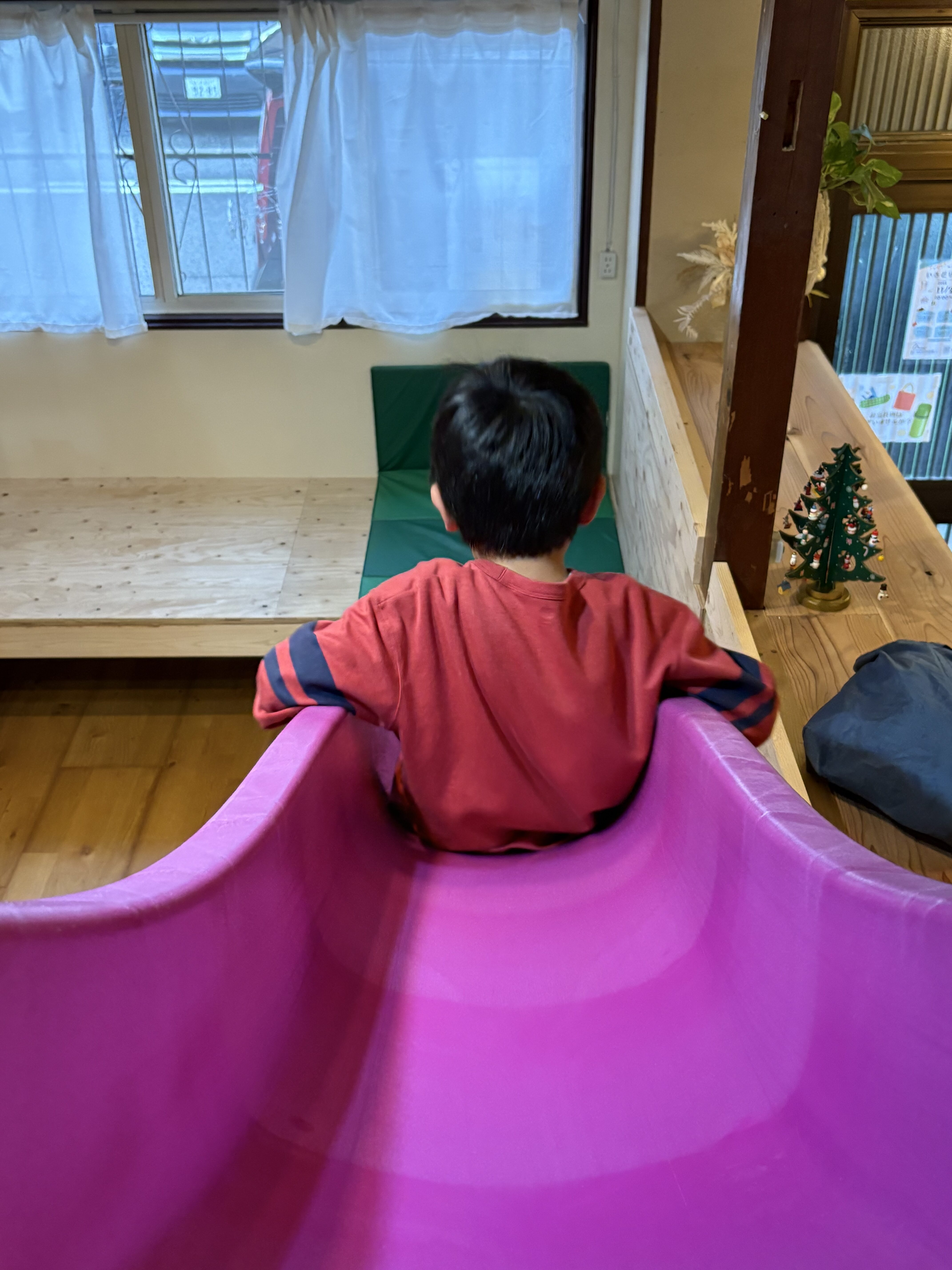 とにかく何回も滑って心と体をコントロールしている。