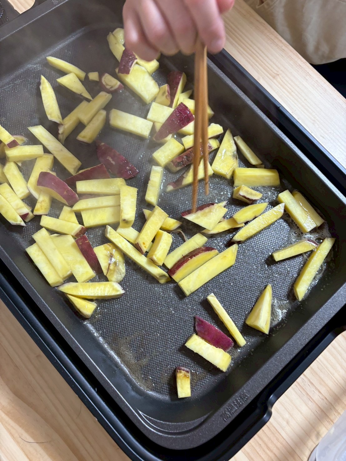 美味しそうな匂いがしてきたよ。