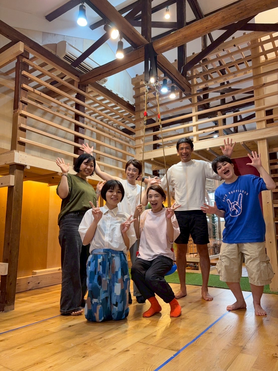 スレタンハウスのスタッフの笑顔の背景には、真剣な学びがあってこそ、自信を持って療育することができる。