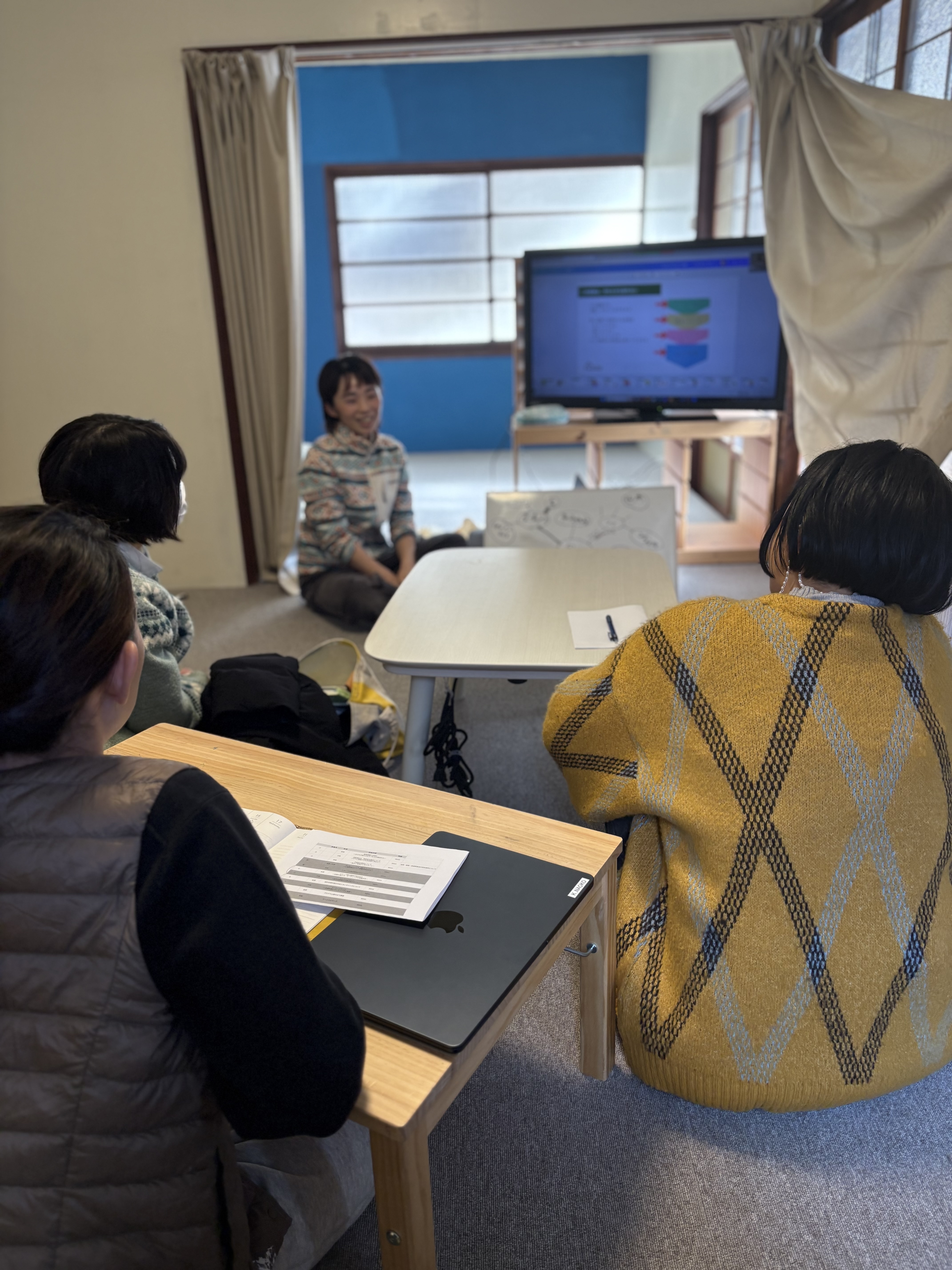 研修はお互いの考え方を言葉に出して、新たな気づきに繋がるもの。
そこには痛みも伴うからこそ、学びが充実する。