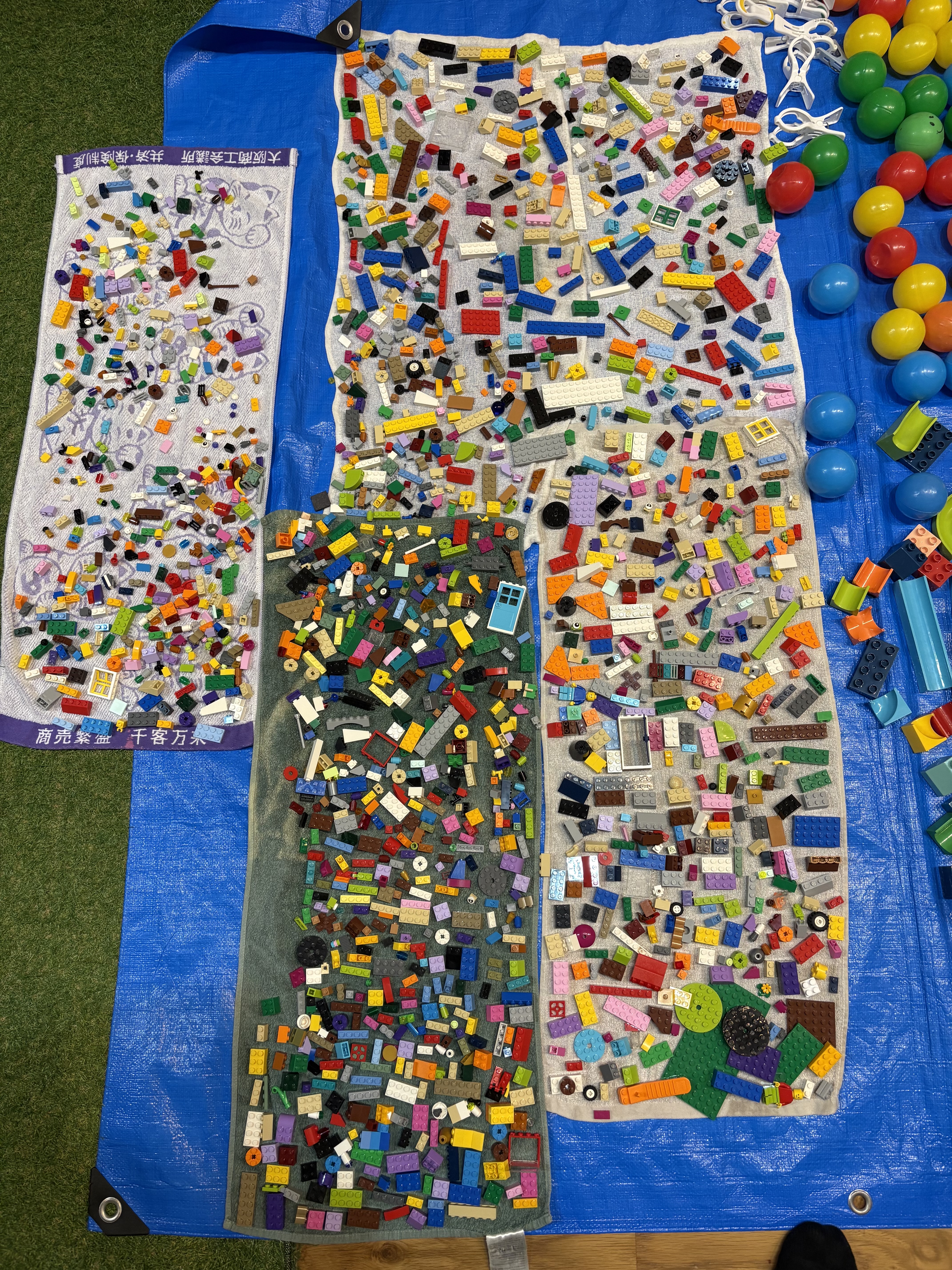 全て洗って、乾燥中。