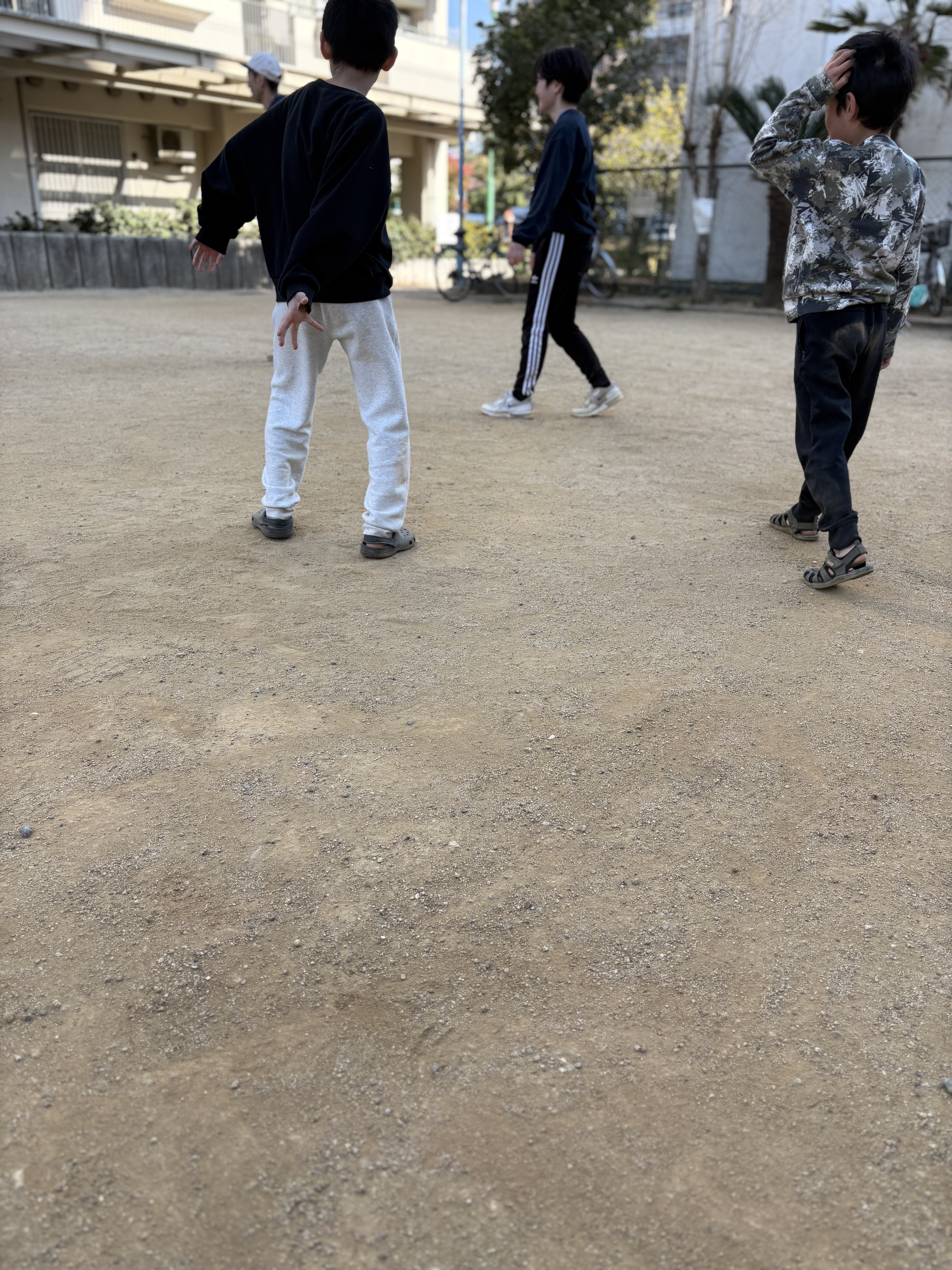 いつもより楽しかった！！と話す後ろ姿。