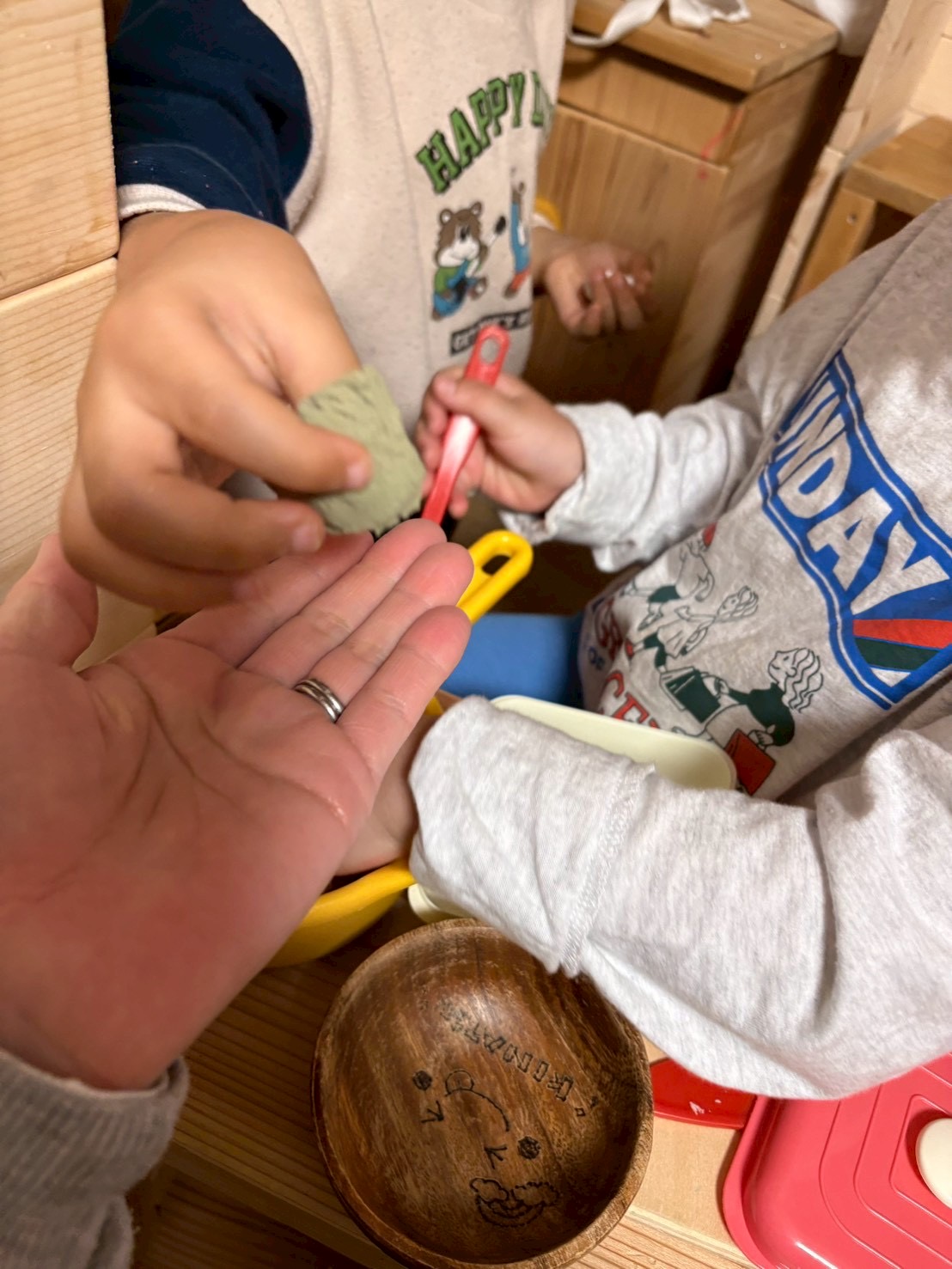 スタッフがお客さんになり、未就学児さんのアイデアが一つになったお店。