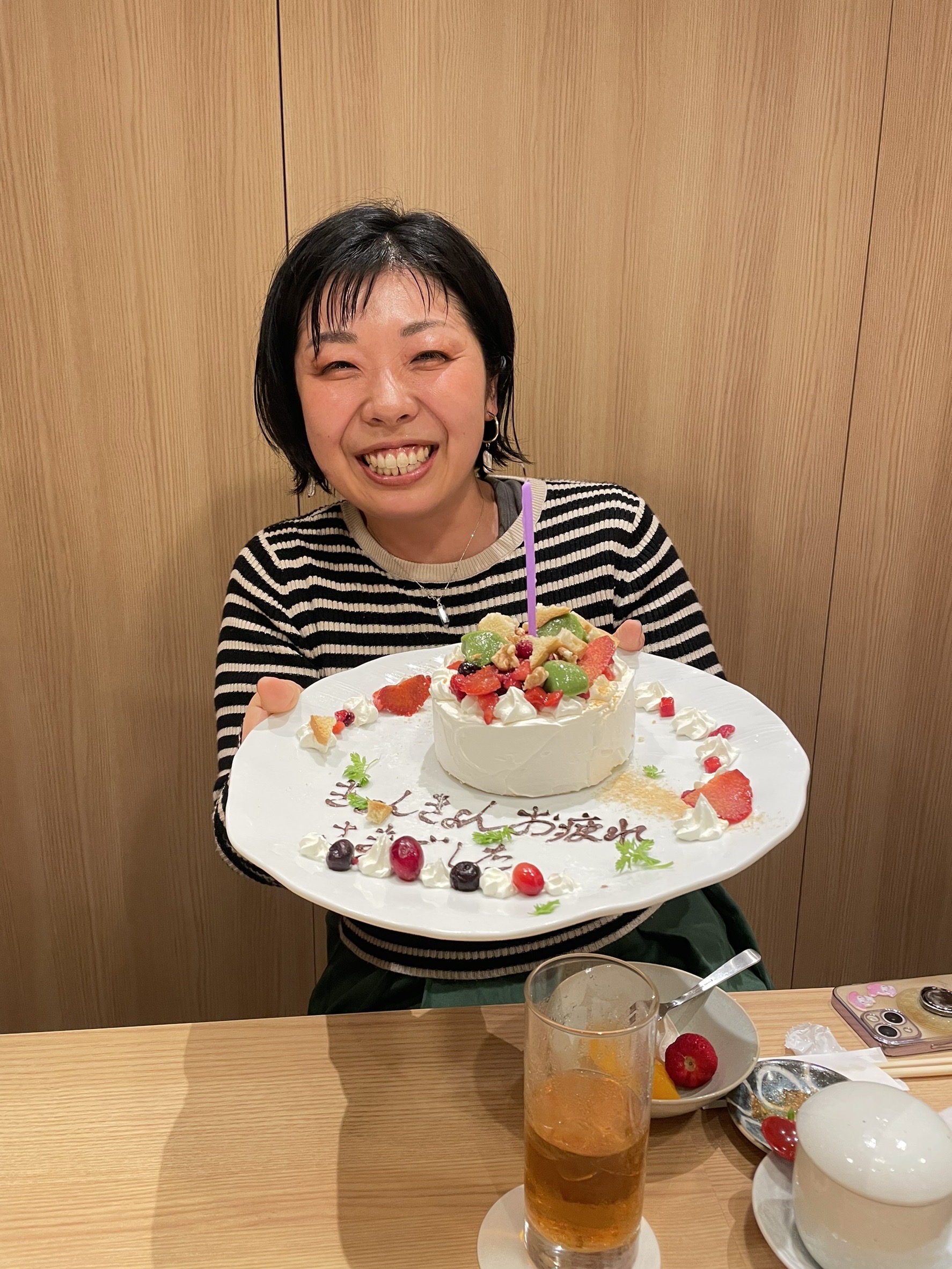 笑あり、涙ありの送別会。みんなからの心からの想いをケーキに！！