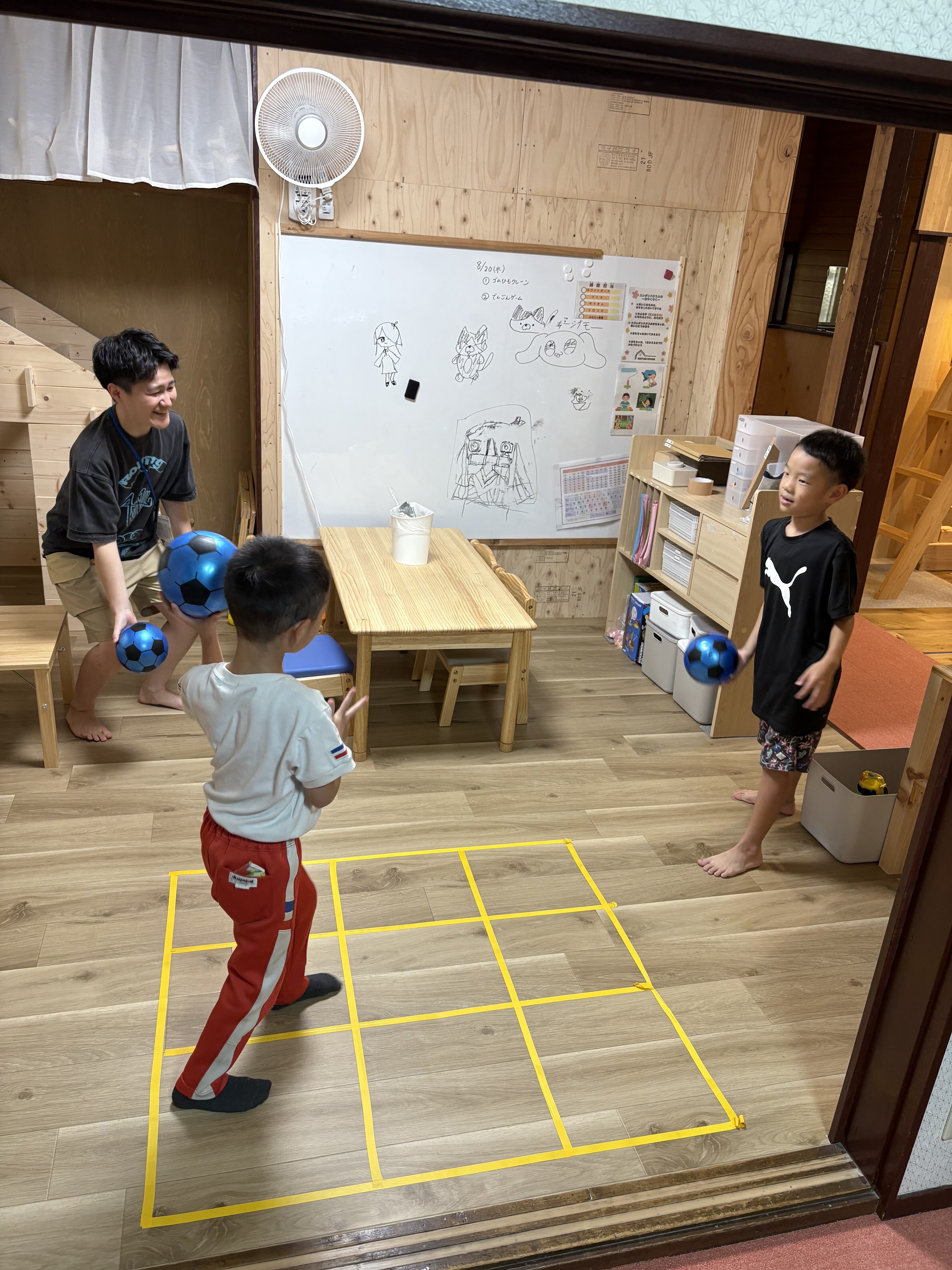 【スレタンハウスの運動療育】体軸と協調性が育つ、子ども発信のボール遊び