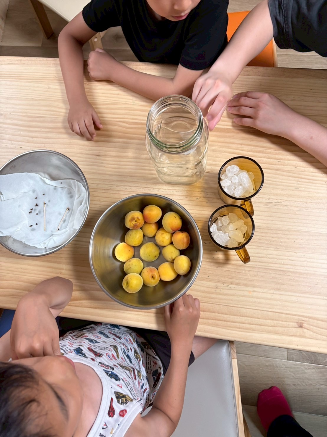 🟢 つんつん、ぽとん！指先と五感で楽しむ「梅しごと＆シロップ作り」ジュース🍹✨
